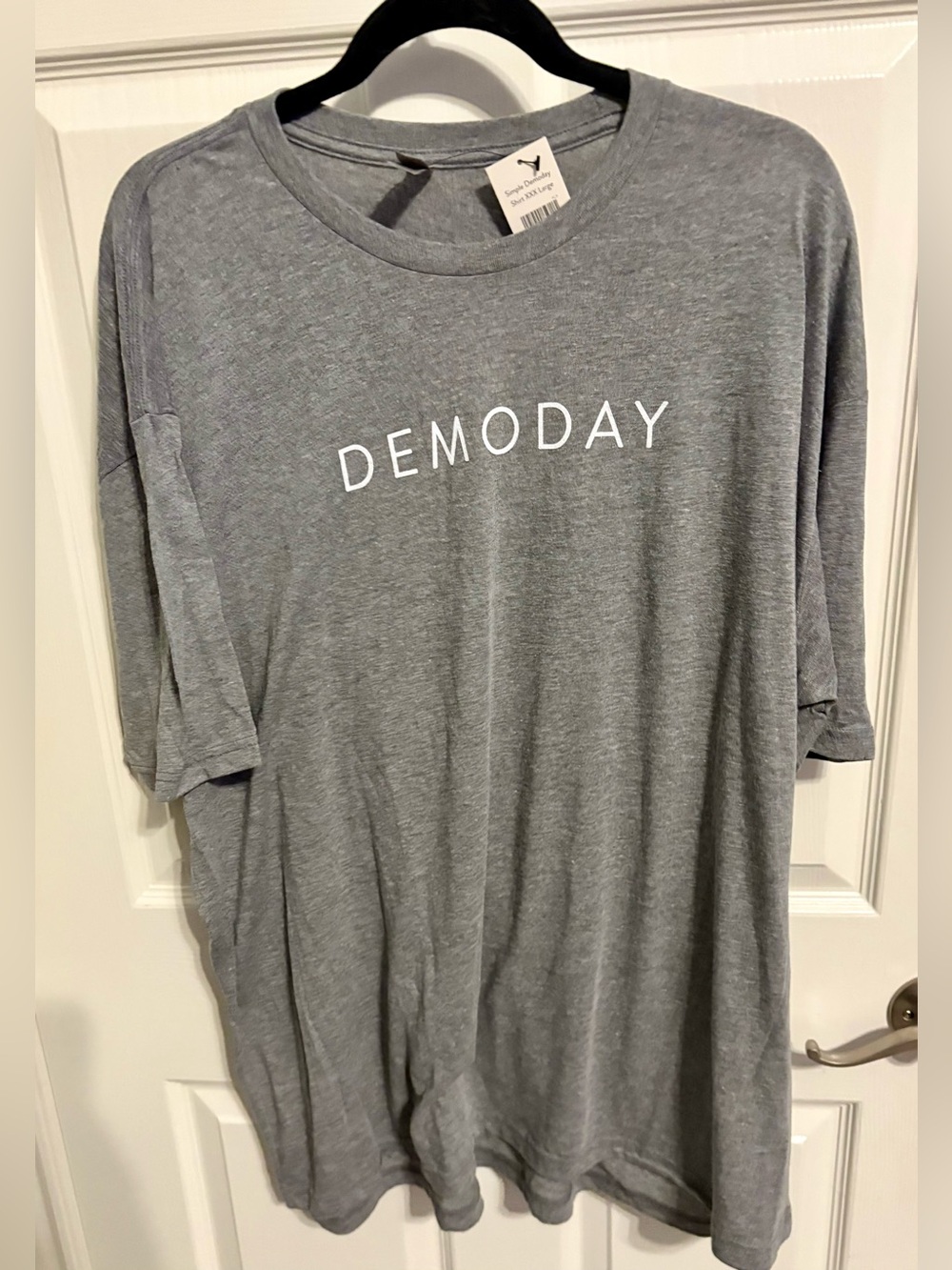 463- NWT Magnolia Gray 'DEMODAY' Short Sleeve Tee